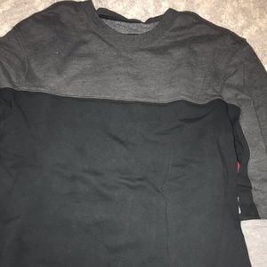 RVCA sweatshirt black and grey size medium